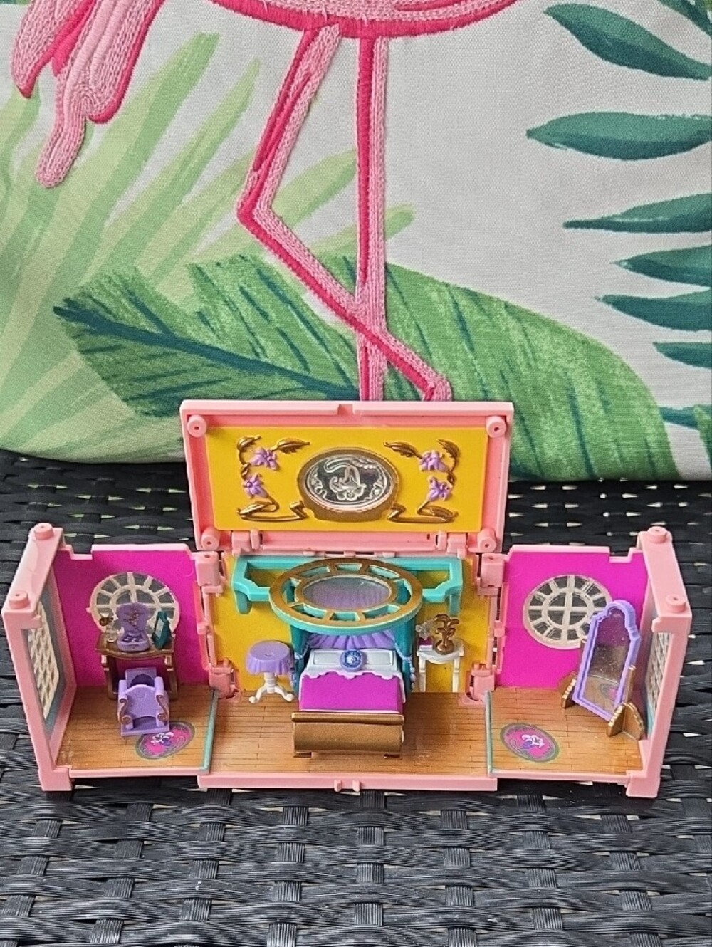🛌 Vintage 1999 Polly Pocket: "Dream Builders" Bedroom Module 💤 - Picture 2 of 10